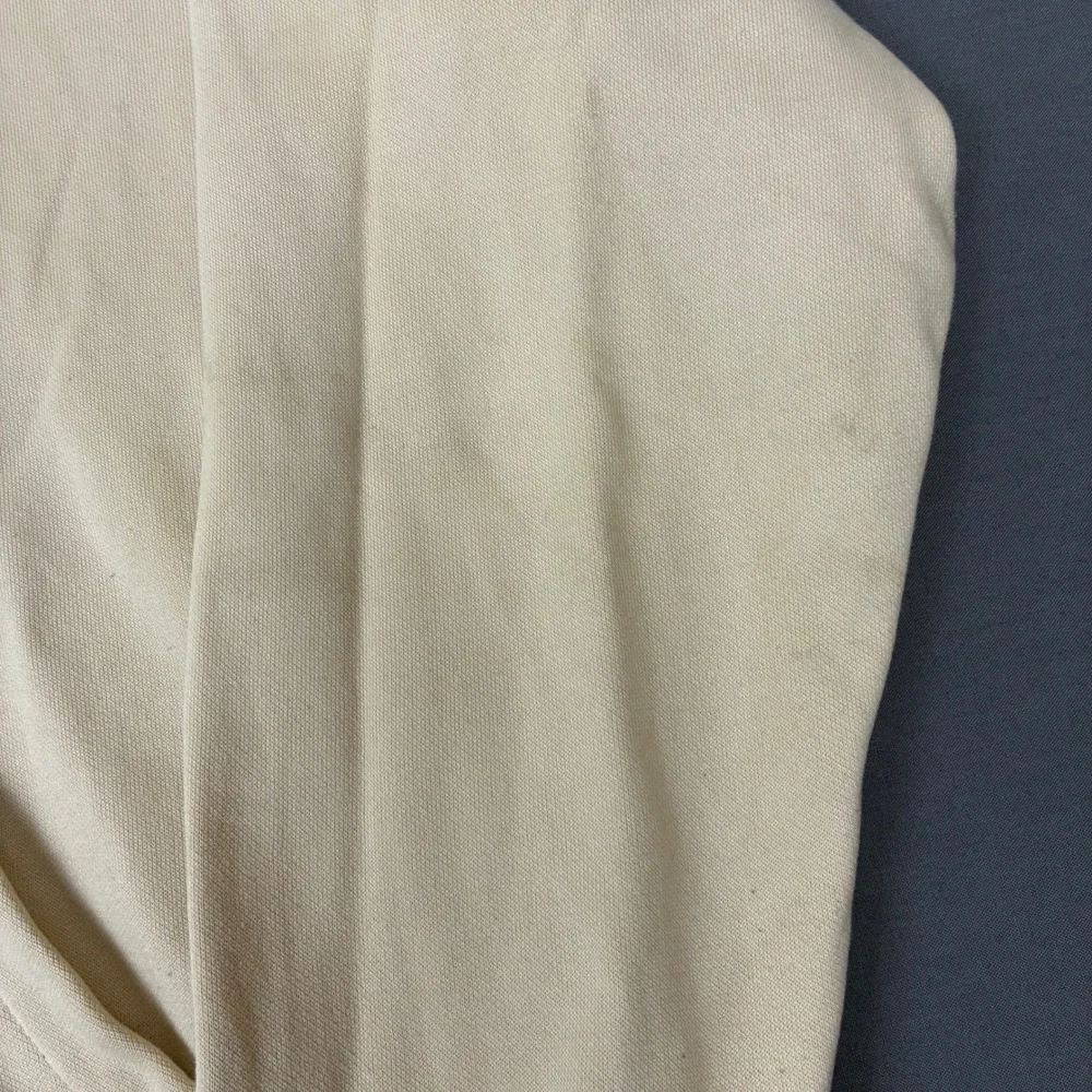 Y2K Nike Pullover Hoodie Men's Size Medium Swoosh Logo Tan Beige
